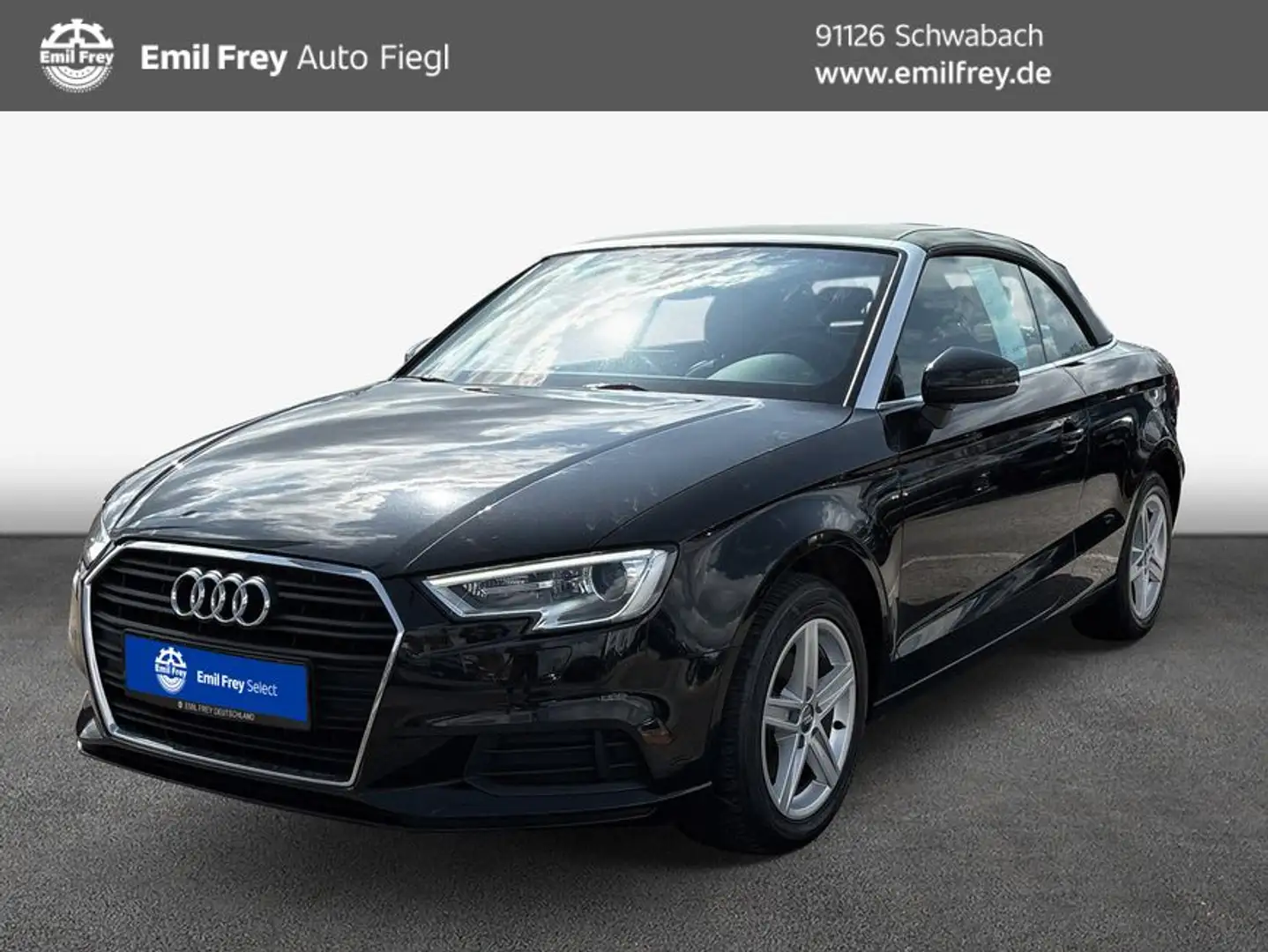 Audi A3 1.5 TFSI cylinder on demand Cabrio S tronic Schwarz - 1