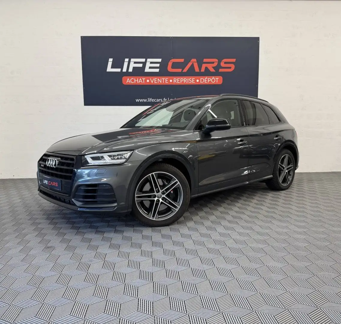 Audi SQ5 II 3.0 TDI 347ch quattro 2020 Français tiptronic 2ème main entretien complet Grau - 2