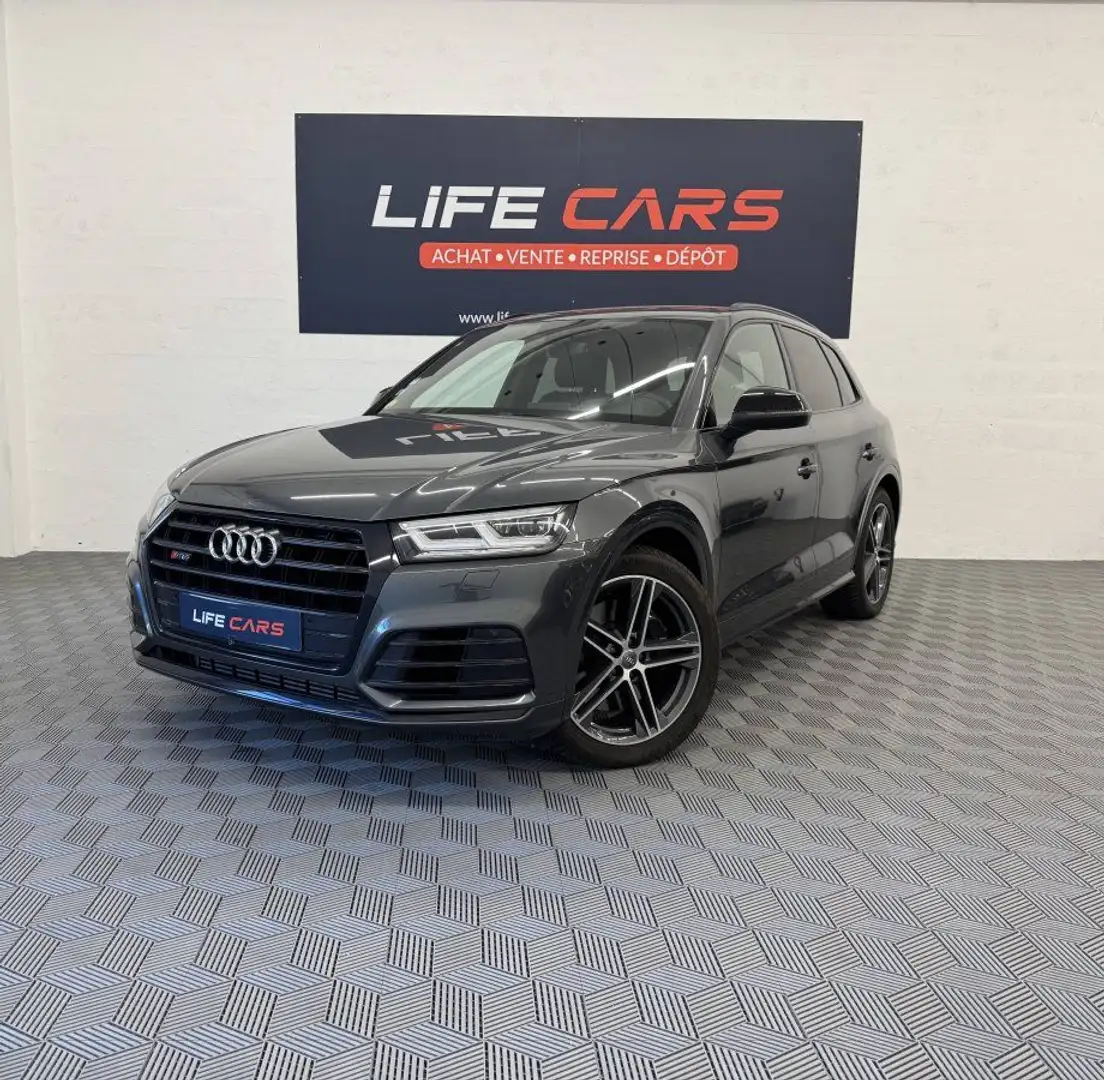 Audi SQ5 II 3.0 TDI 347ch quattro 2020 Français tiptronic 2ème main entretien complet Grau - 1