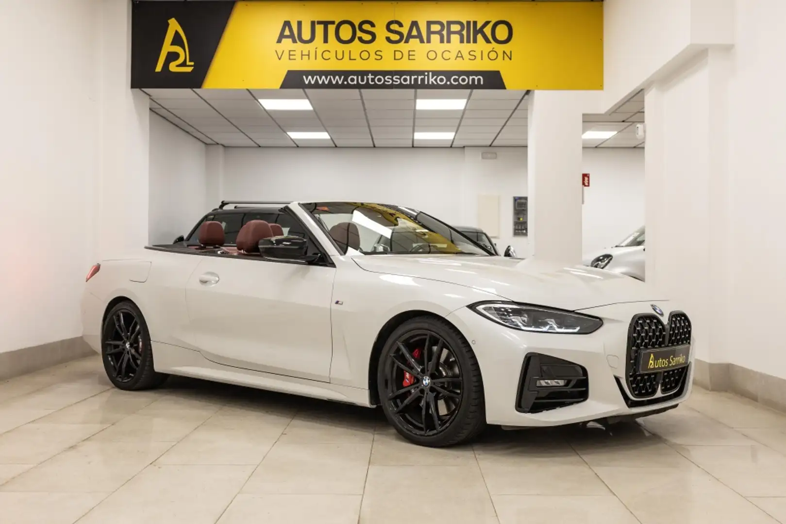 BMW 420 420dA Cabrio M Sport Pro Weiß - 1