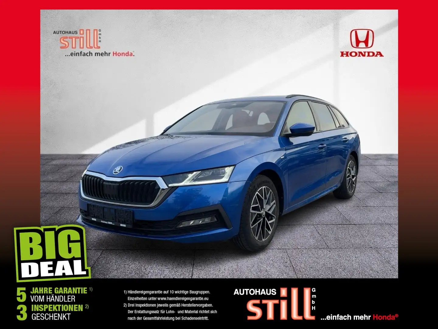 Skoda Octavia Combi 1.5 TSI Clever Matrix*Navi*4xSHZ* Blau - 1