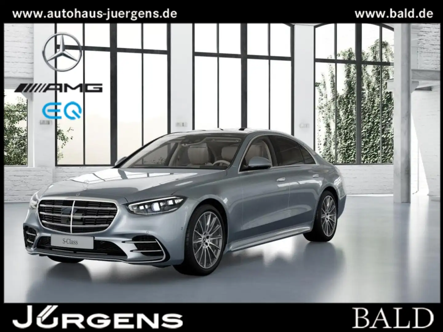 Mercedes-Benz S 580 e 4MATIC Limousine AMG/Sitzkl/AIR/Pano/Mem Silber - 1