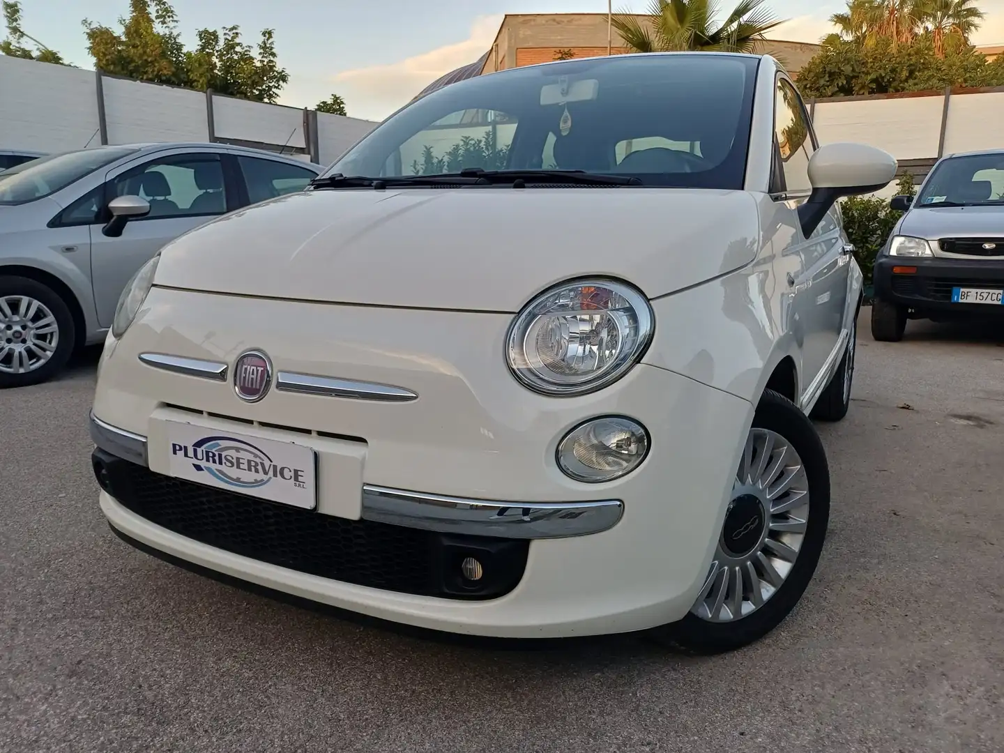 Fiat 500 500 1.3 mjt 16v Lounge 75cv Blanc - 1