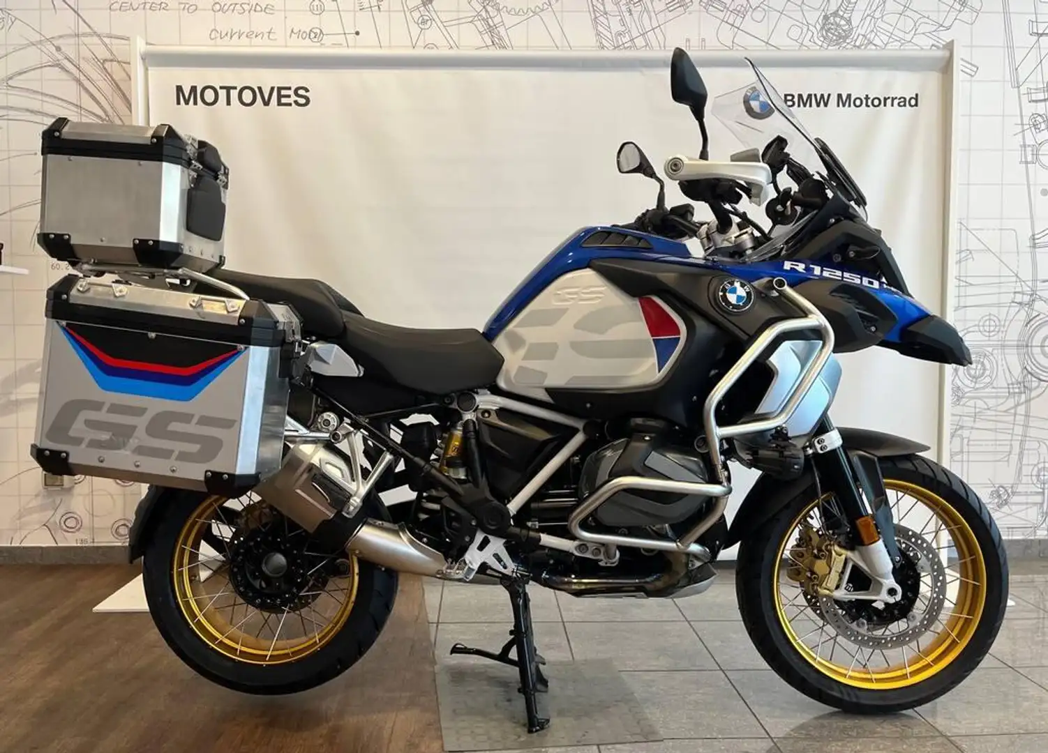 BMW R 1250 GS Adventure Abs Blanc - 1