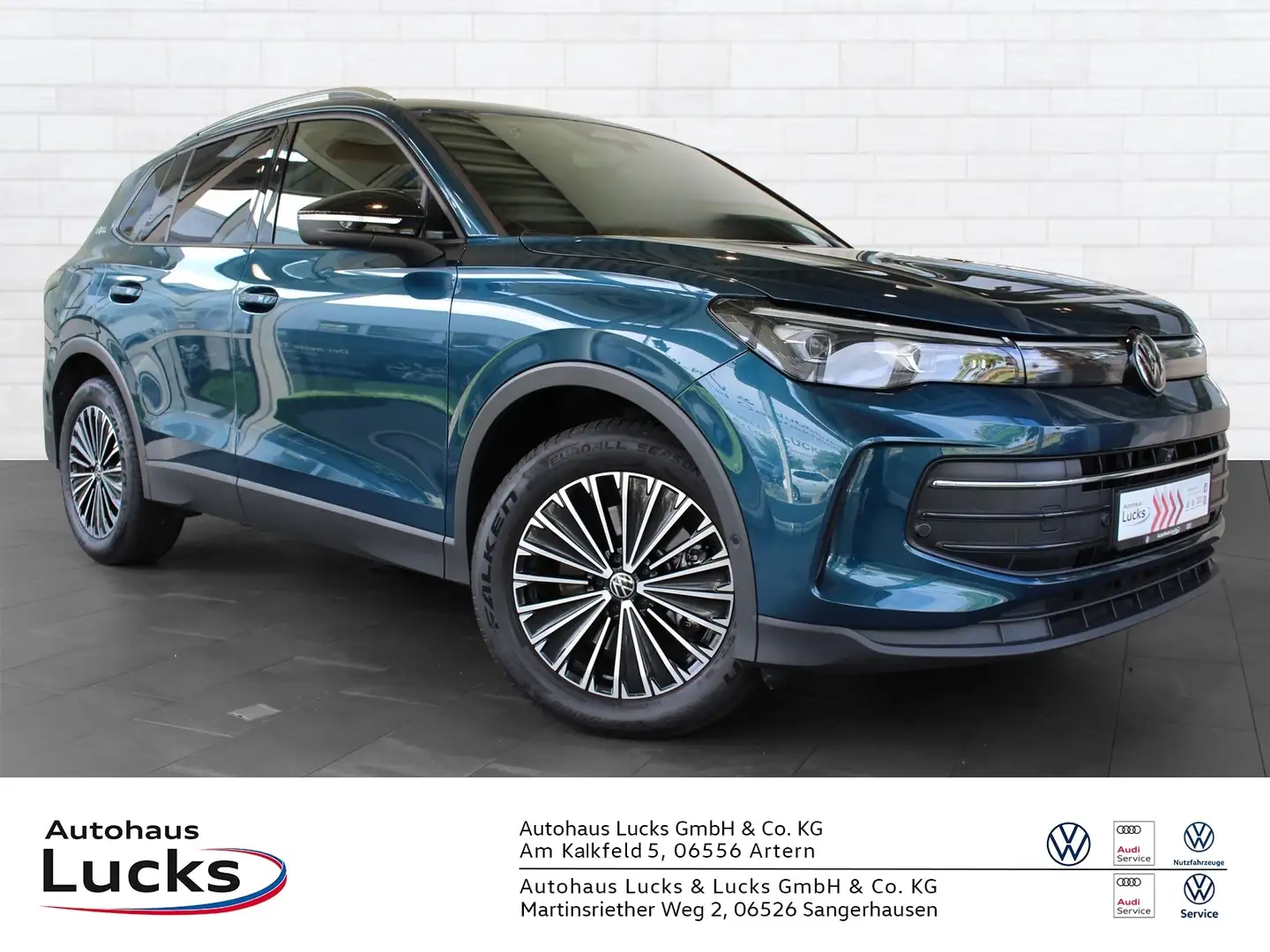 Volkswagen Tiguan 2.0 TDI Goal LED NAVI AHK KAM IQ-LIGHT Blau - 1