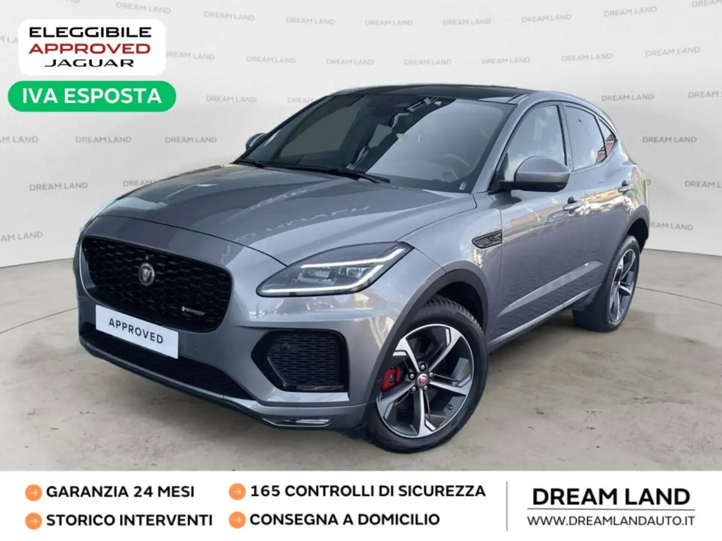 Jaguar E-Pace 2.0D I4 163CV AWD Auto R-Dynamic SE TETTO PANORAMA Grigio - 1