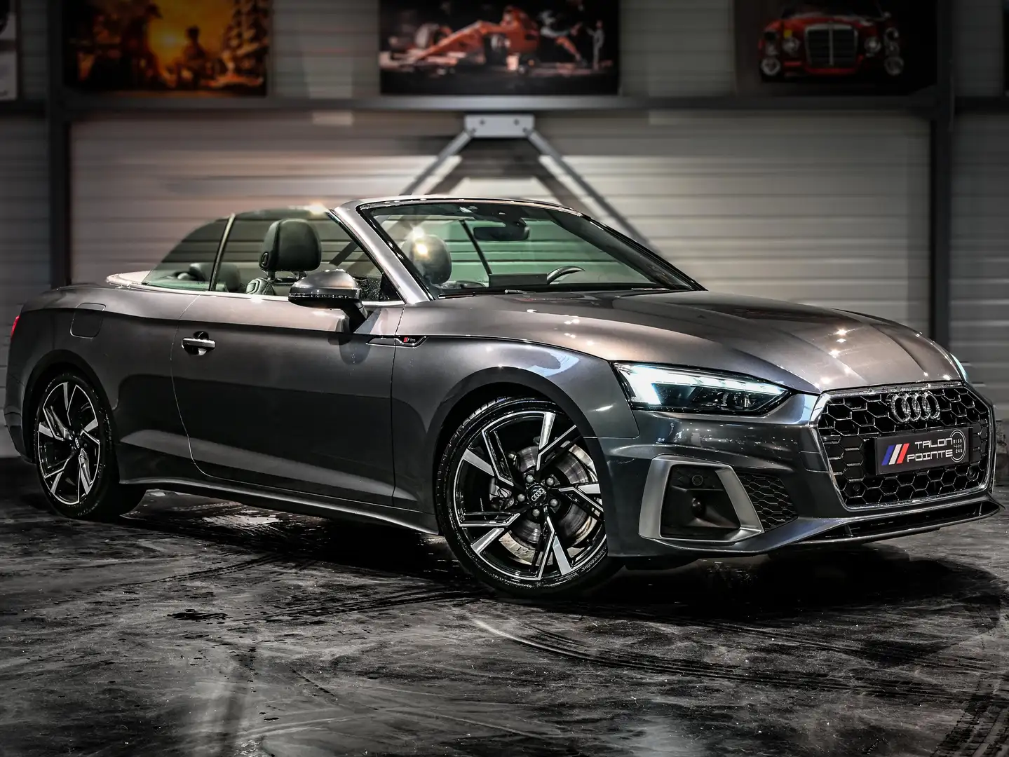 Audi A5 A5 Cabriolet 35 TDI 163 S tronic 7 S Line Gris - 2