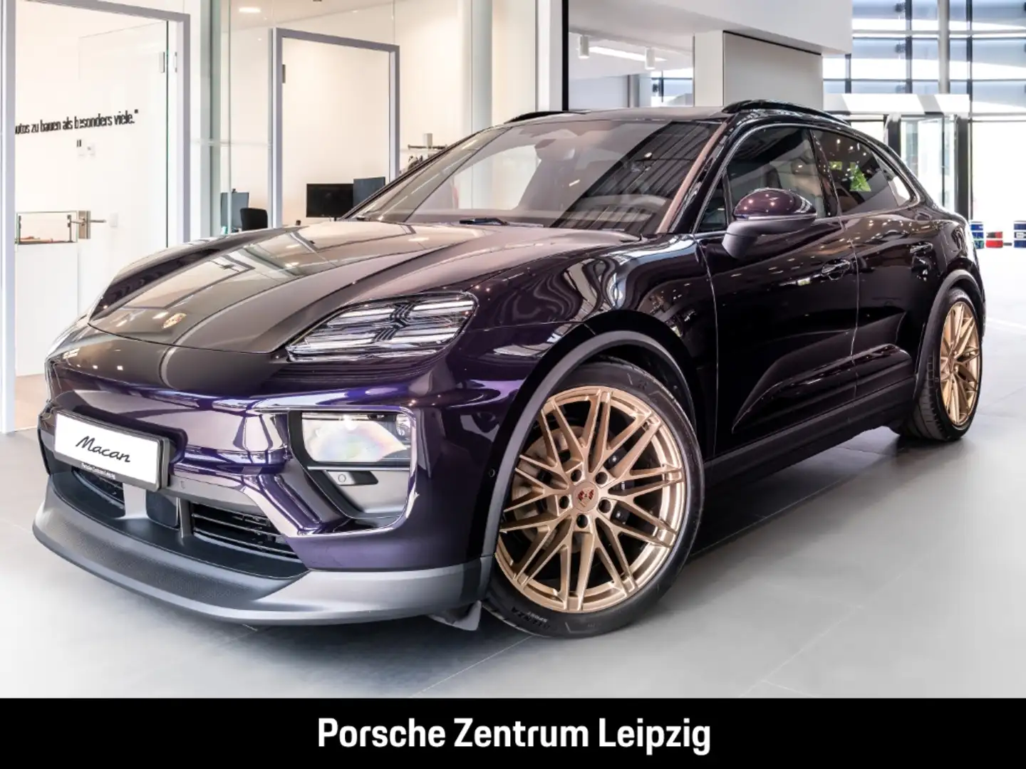 Porsche Macan 4 FnW-Violametallic Sitzklima Matrix 22Zoll Violett - 1