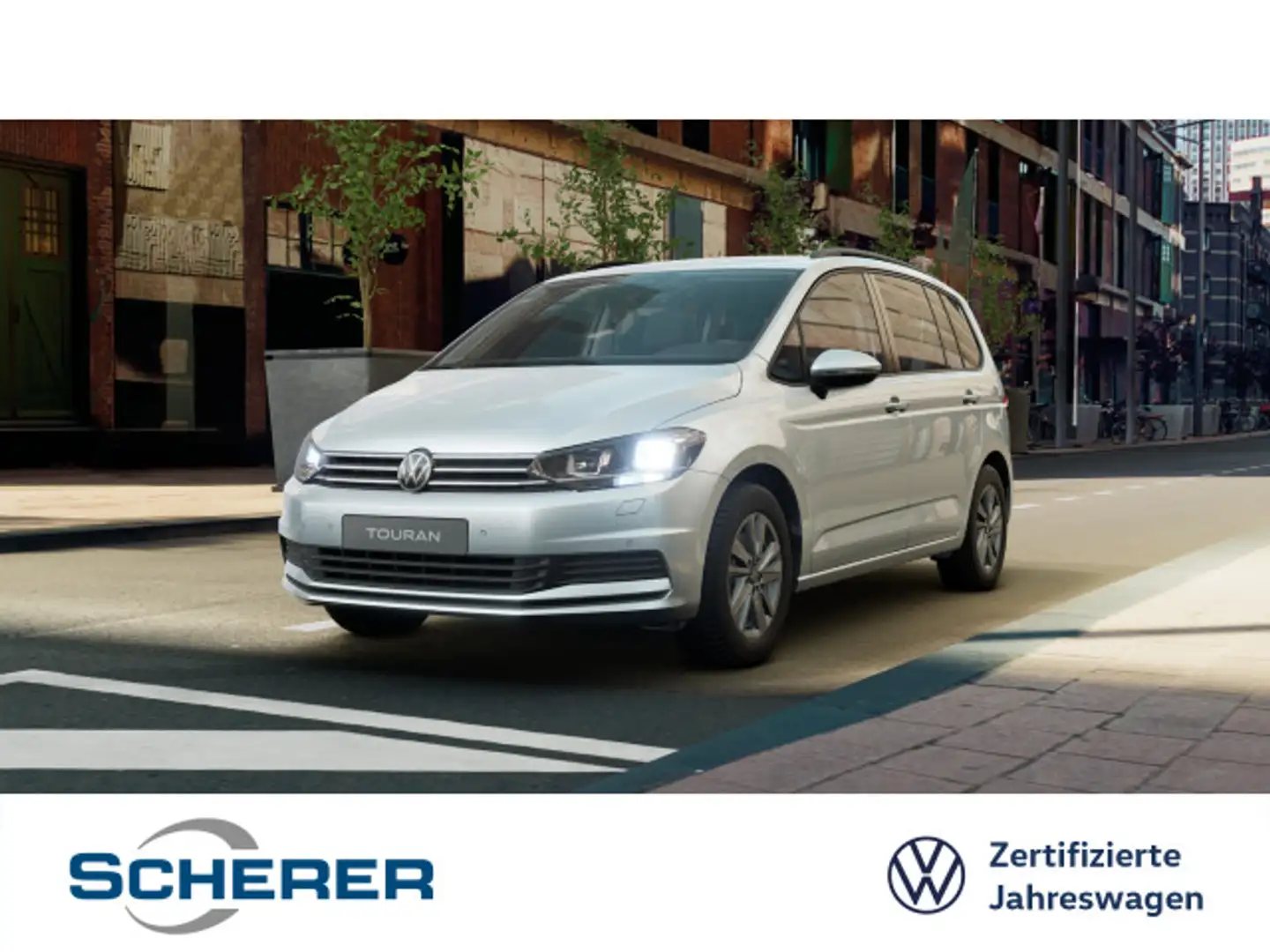 Volkswagen Touran 1.5 TSI Comfortline 7-Sitzer ACC CARPLAY Silber - 1