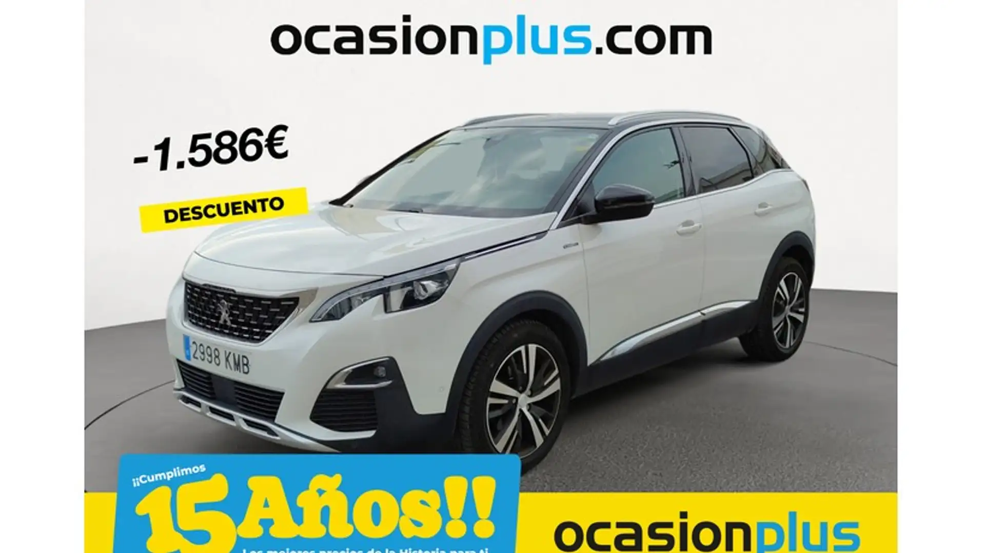 Peugeot 3008 1.6 BlueHDi Style 120 Wit - 1