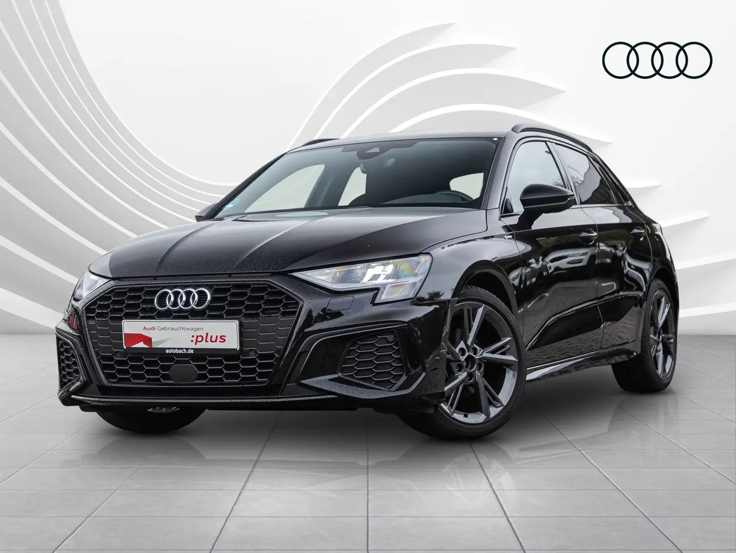 Audi A3 S line 30TFSI Stronic Navi AHK ACC Nero - 2