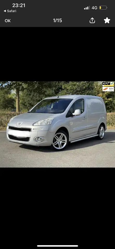 Peugeot Partner FGN 121 L2 1.6 HDI 92 FAP PACK CD CLIM P