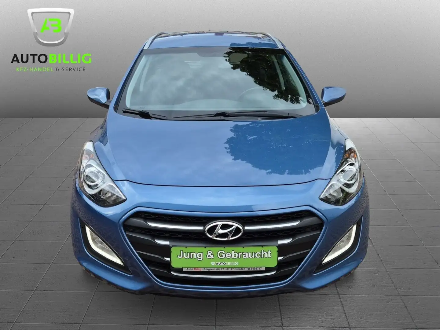 Hyundai i30 1.6 cw Lenkradheizung|Klima|Tempomat|TÜV neu Bleu - 2