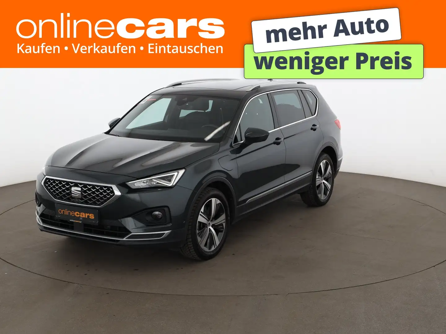 SEAT Tarraco 1.4 PHEV Xcellence Aut LED 360-CAM SKY Grün - 1