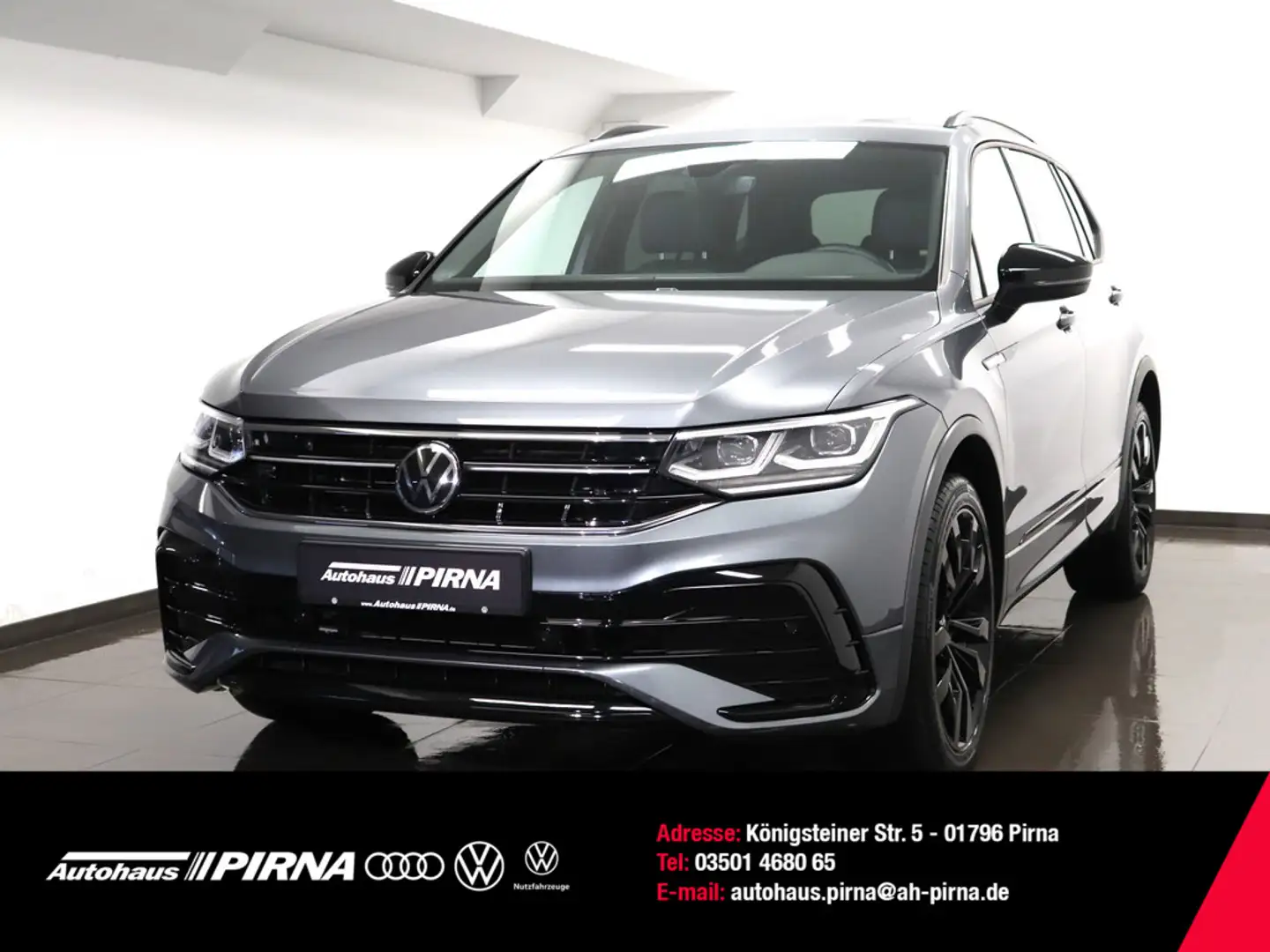 Volkswagen Tiguan Allspace 2.0 TDI R-Line 4Motion Matrix 7-Sitzer Grau - 1