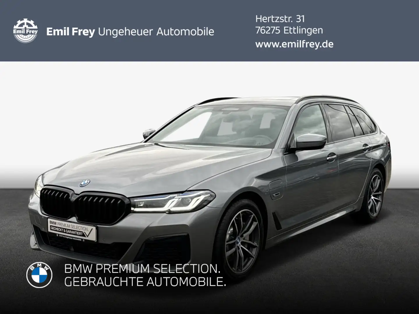BMW 530 e Touring Aut. Gris - 1