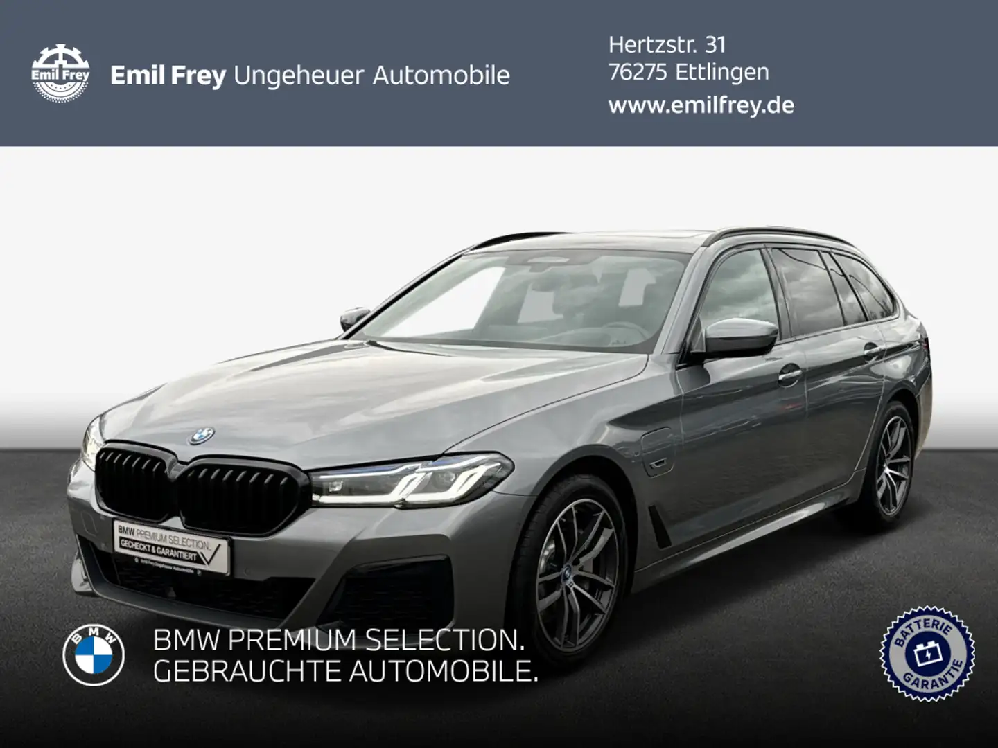 BMW 530 e Touring Aut. Gris - 1