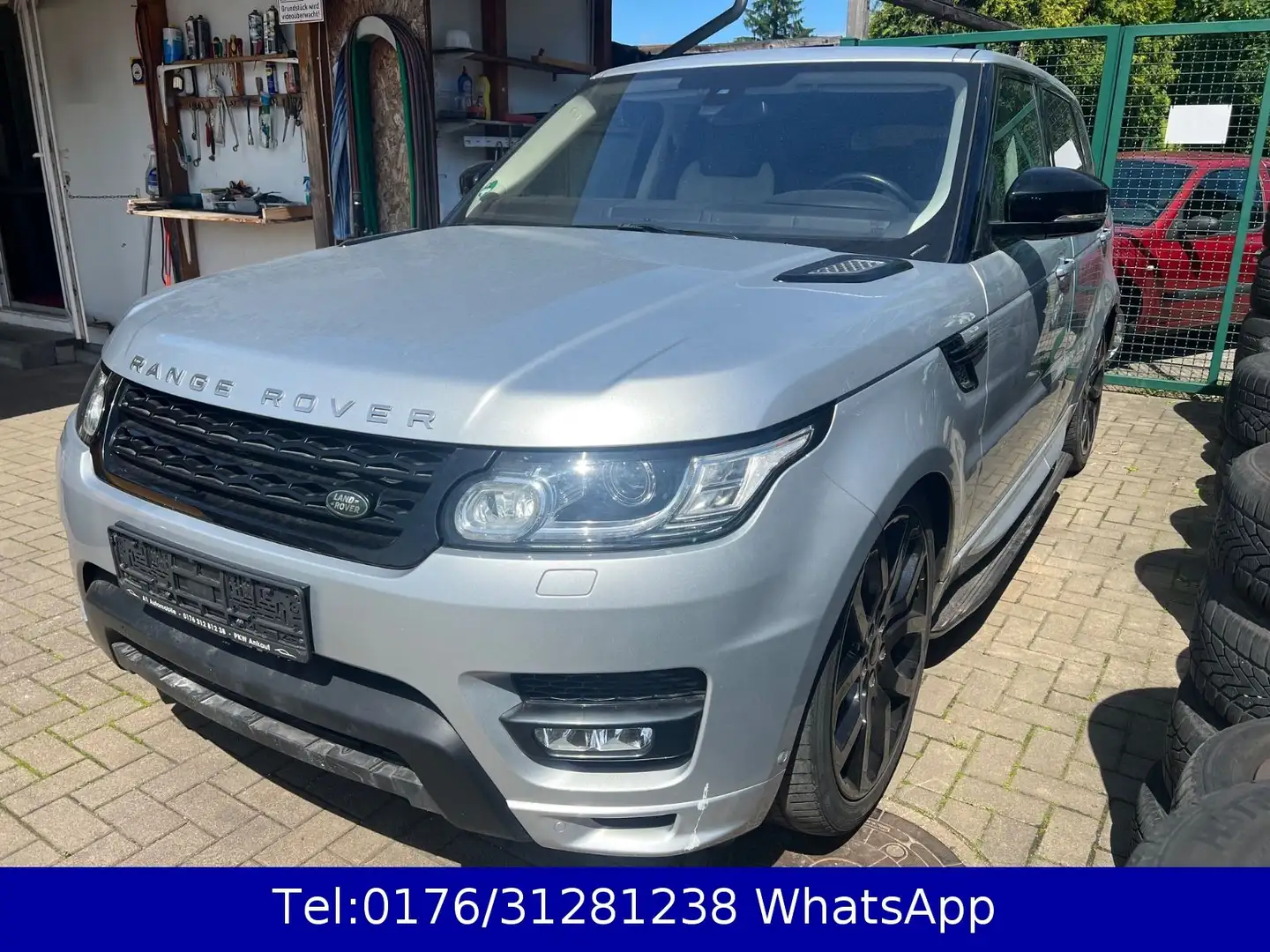 Land Rover Range Rover Sport 3.0 SDV6Autobiogr Motorschaden Silber - 2