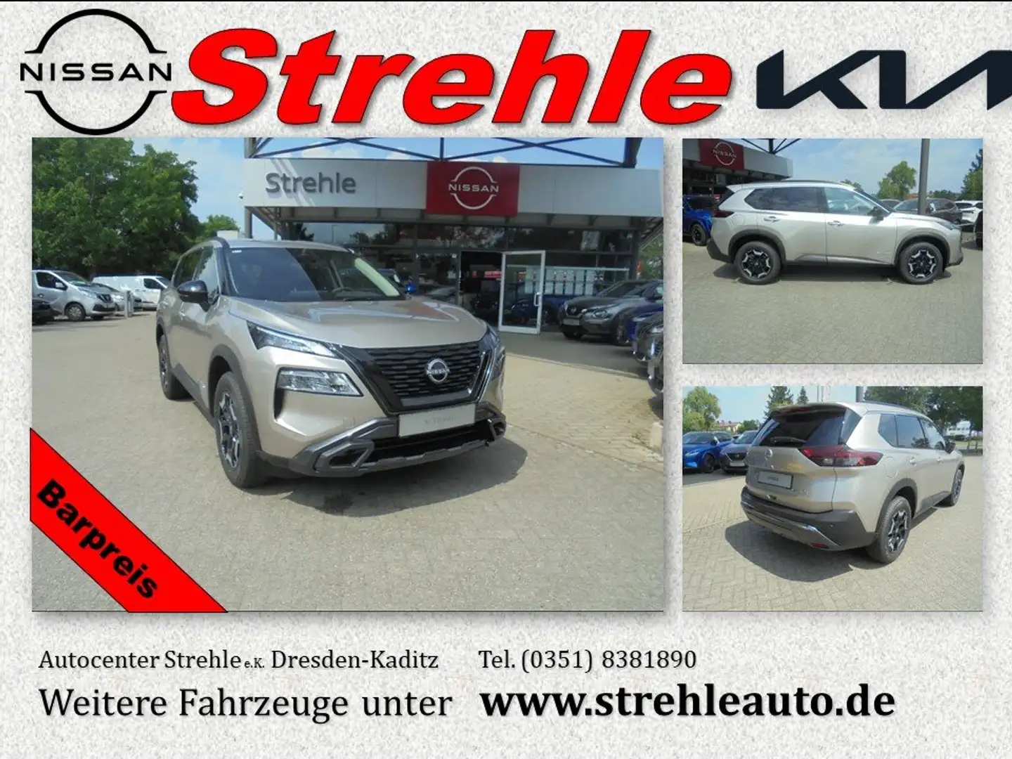 Nissan X-Trail 1.5 VC-T e-4ORCE N-TREK 4x4 Silver - 1