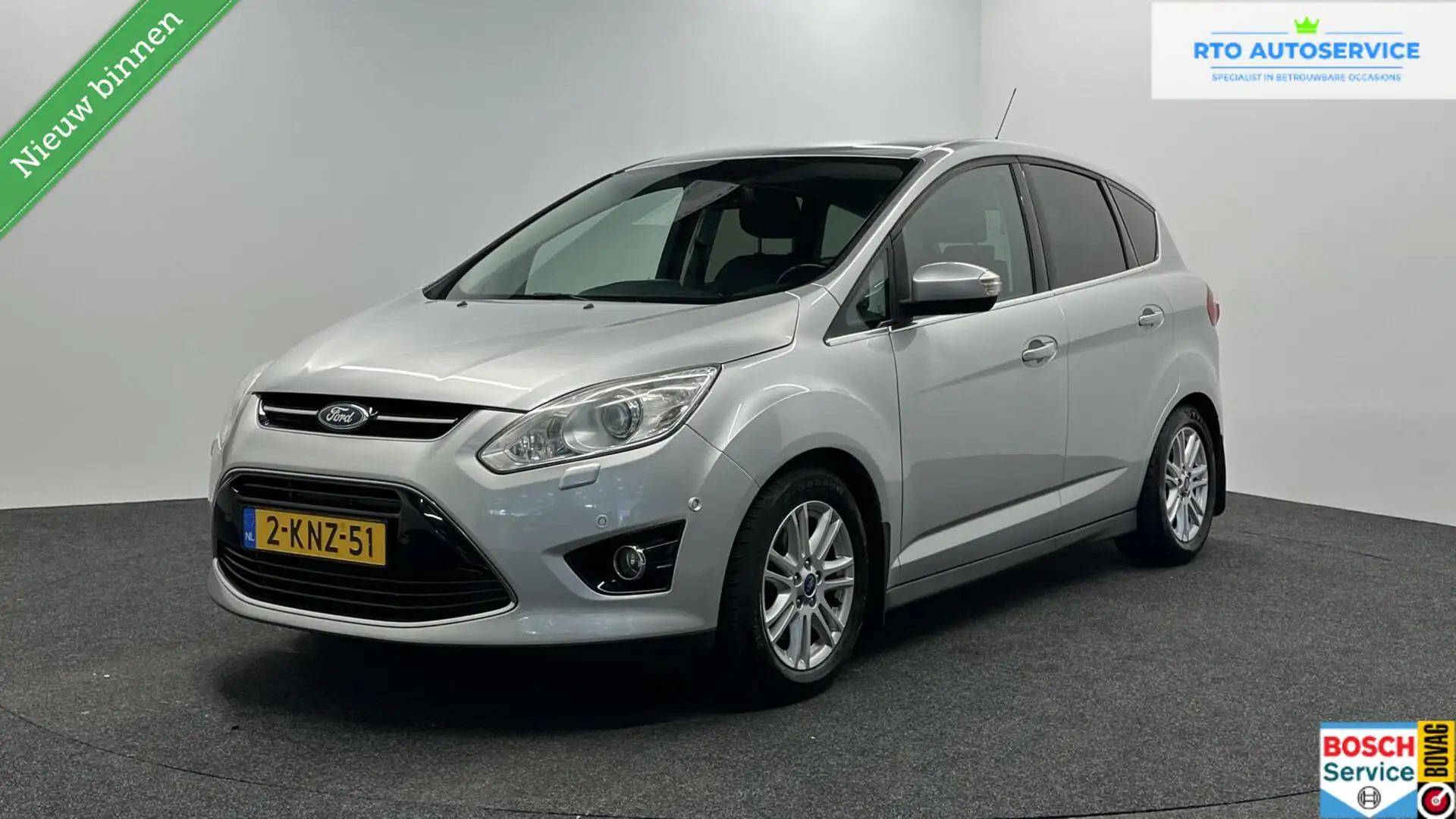 Ford C-Max 1.6 EcoBoost Titanium LM TREKHAAK NAVIGATIE ECC. Grigio - 1