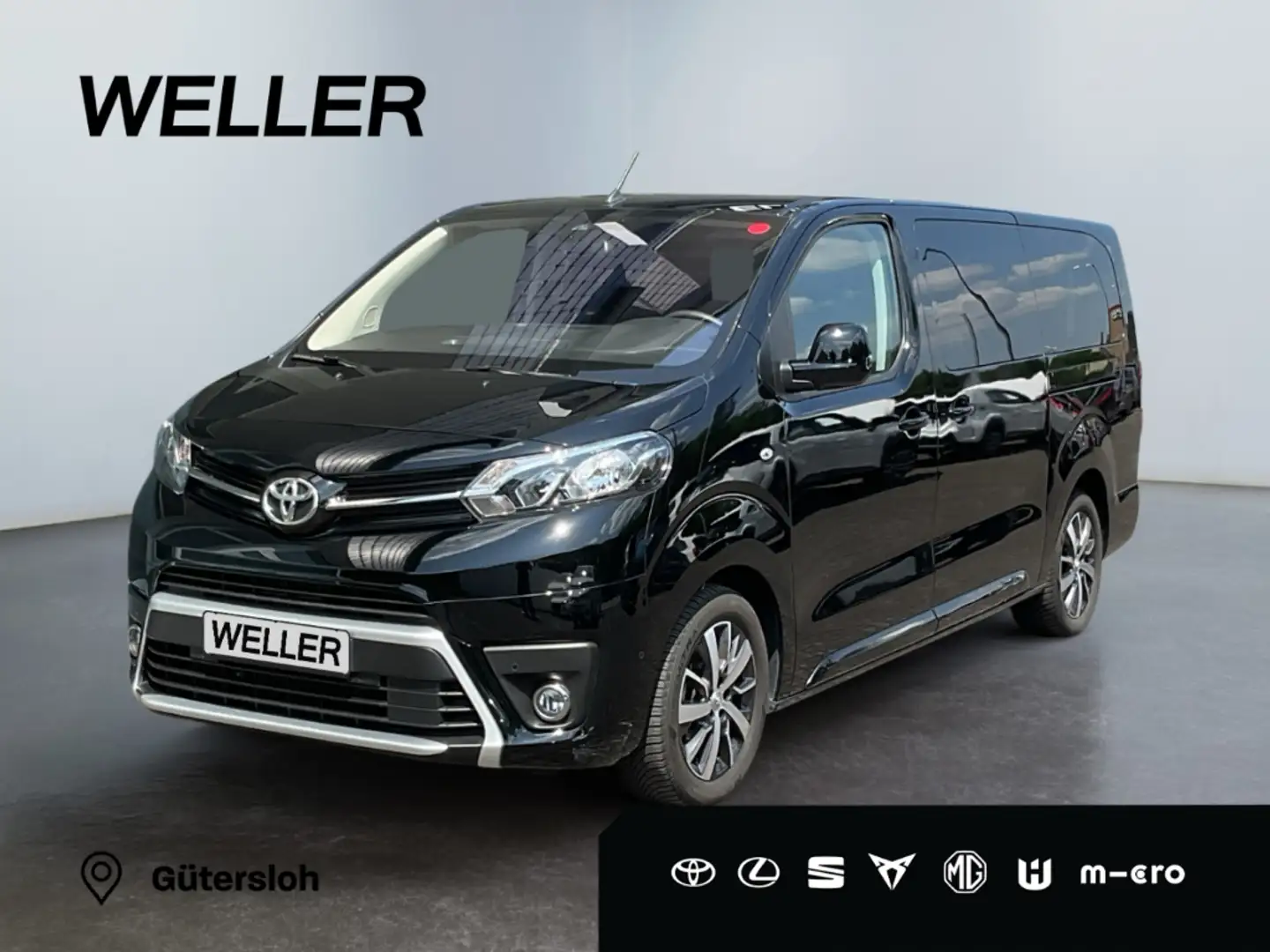 Toyota Proace 2,0-l-D-4D L2 Verso Shuttle Comfort *Navi* Schwarz - 1