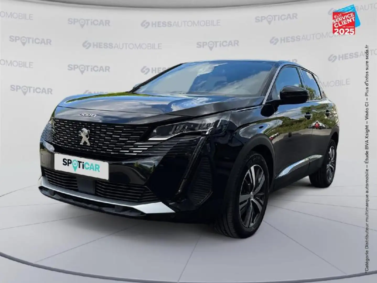 Peugeot 3008 1.2 PureTech 130ch S/S Allure Pack EAT8 GPS Camera Zwart - 1