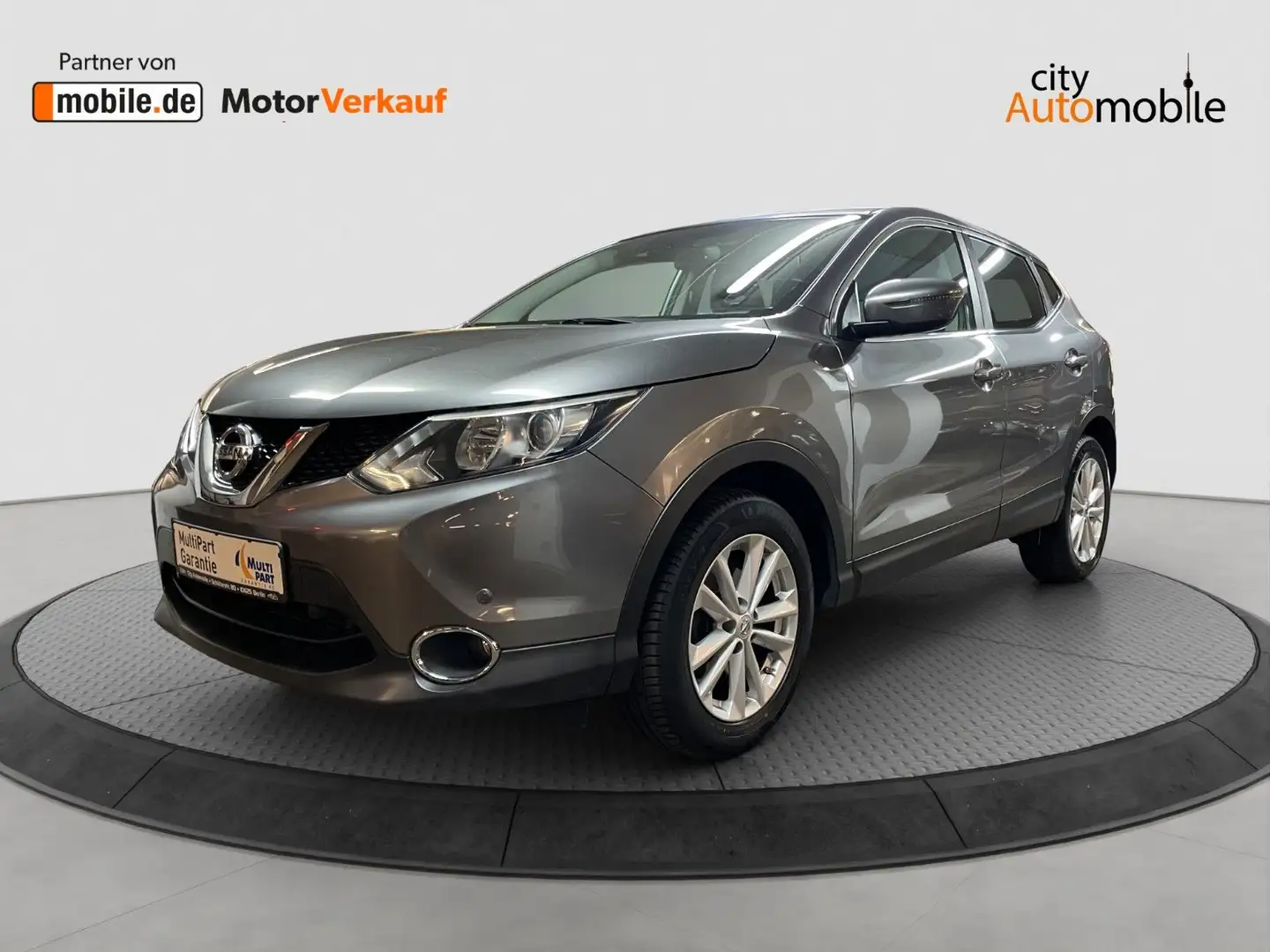 Nissan Qashqai Acenta/1.Hand/Navi/SHZ/PDC Grau - 1
