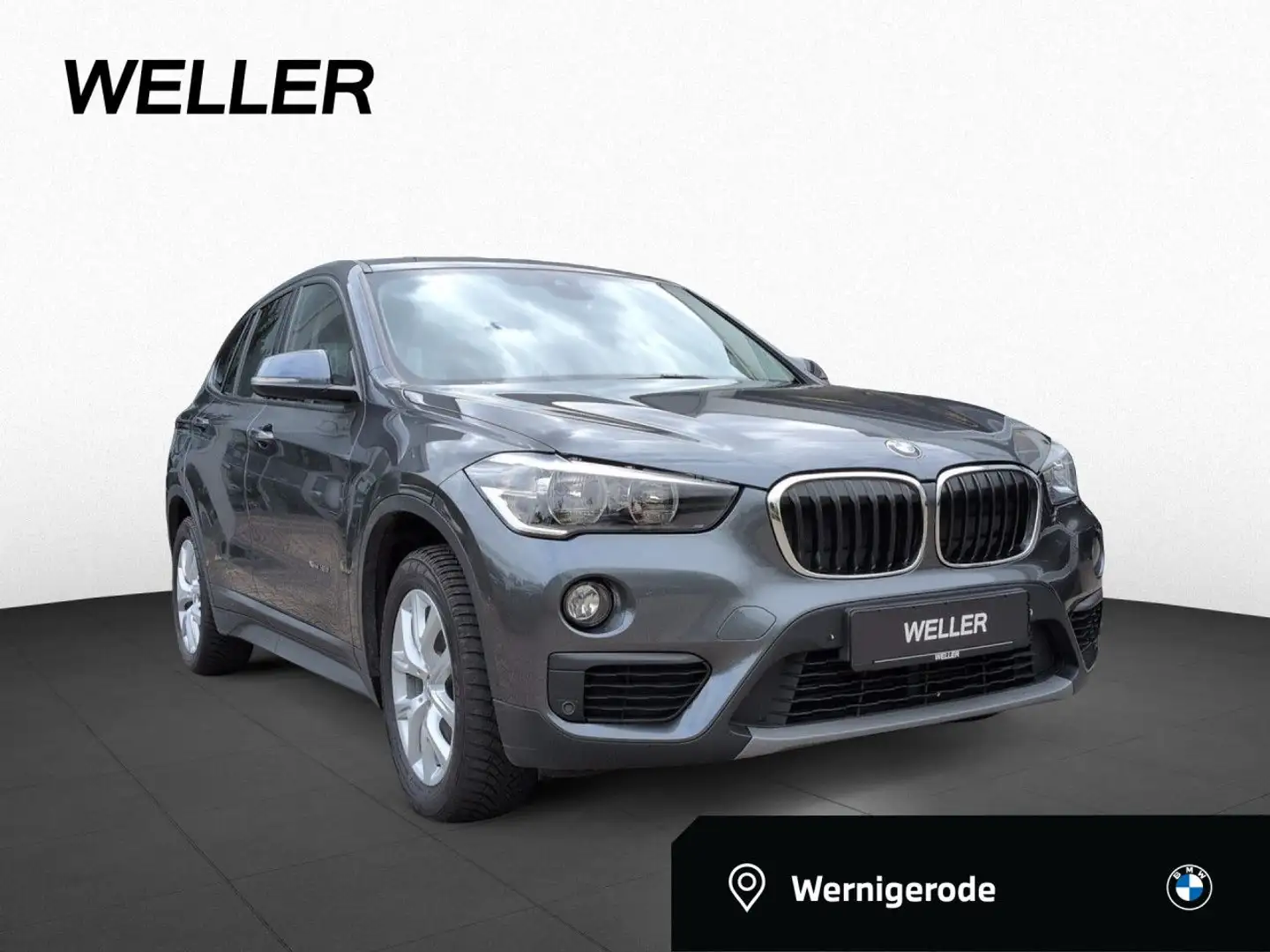 BMW X1 xD 18d Advantage Nav SHZ ActGuard Kam AHK 17" Gris - 1