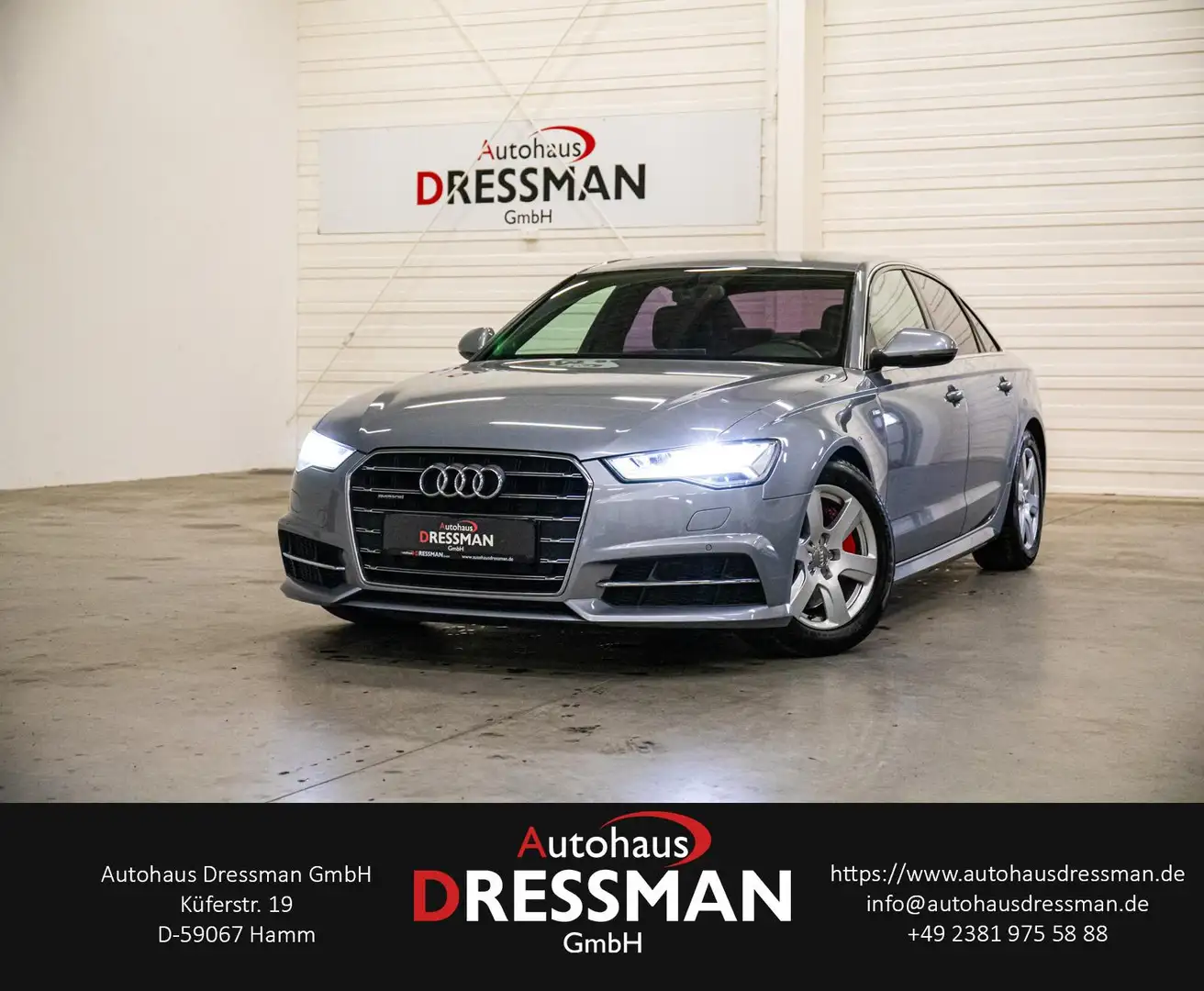 Audi A6 3.0 V6 TDI LIMOUSINE S-LINE MATRIX-LED NAVI Gris - 1
