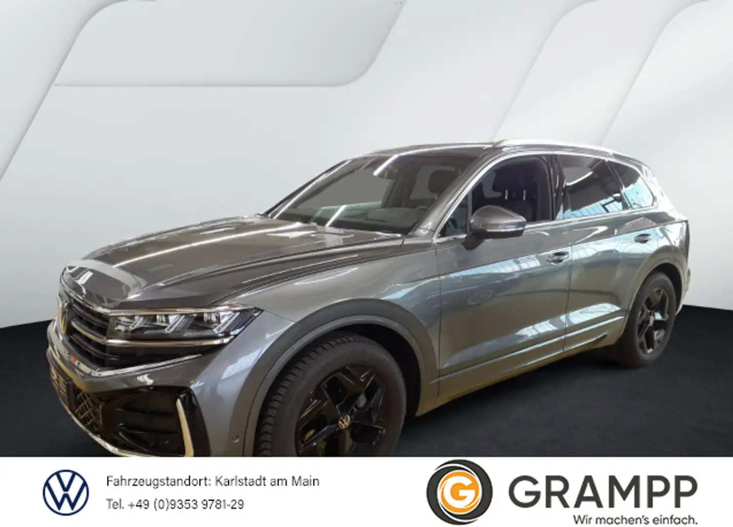 Volkswagen Touareg R-Line 3.0TDI +AHK+LUFT+KAMERA+MEMORY+ Grau - 1