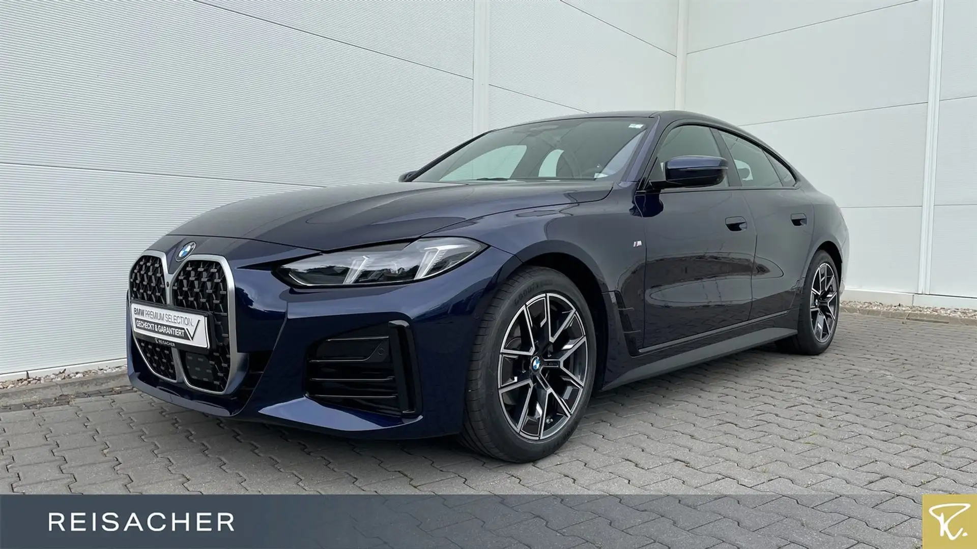 BMW 420 420d Gran Coupé M Sport,LCProf.DAProf.360°,HuD Blau - 1