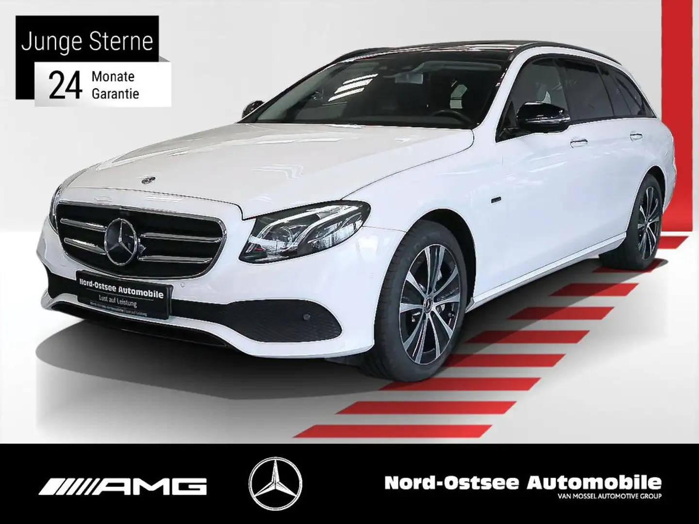Mercedes-Benz E 300 de T Avantgarde MULTIBEAM DISTRO BURMESTER Blanc - 1