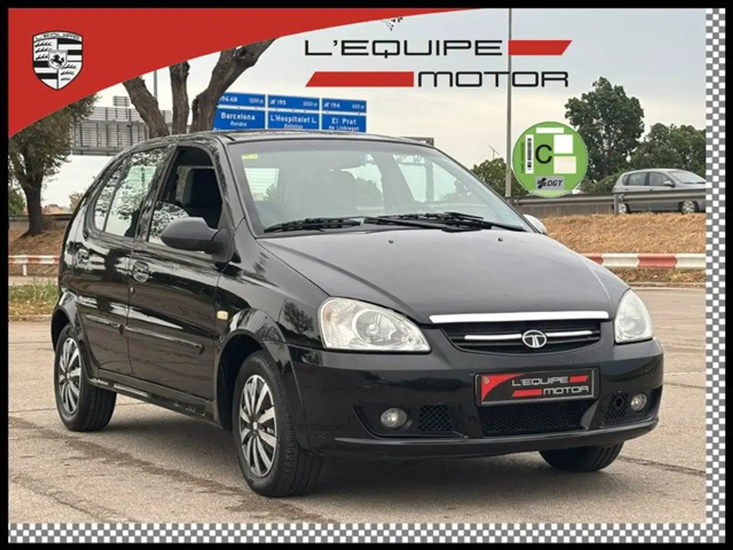 Tata Indica MPFi LX Schwarz - 1