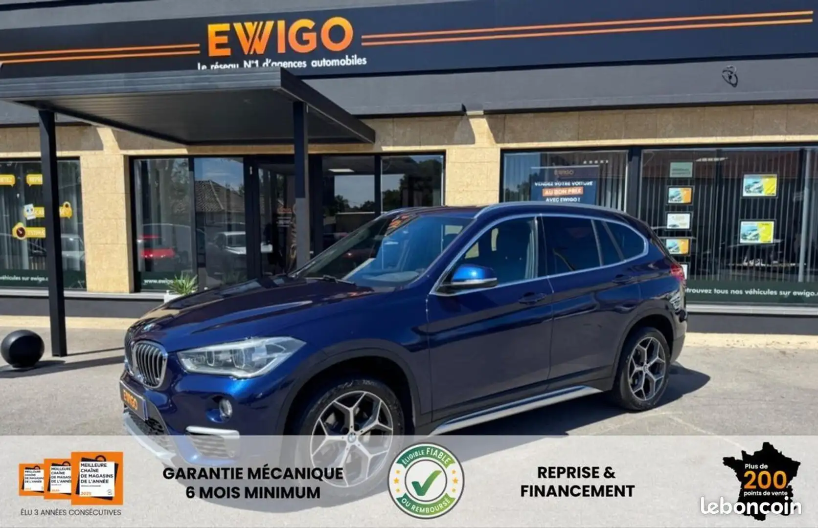 BMW X1 1.8 d 150ch xline sdrive bva Bleu - 1