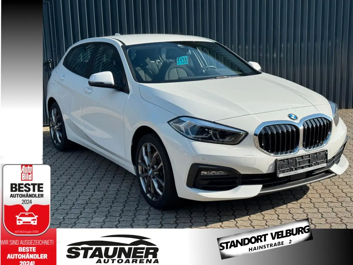 BMW 120 i Aut. 5-Türer/ Lenkradheiz/HiFi/18"M-Räder Weiß - 1