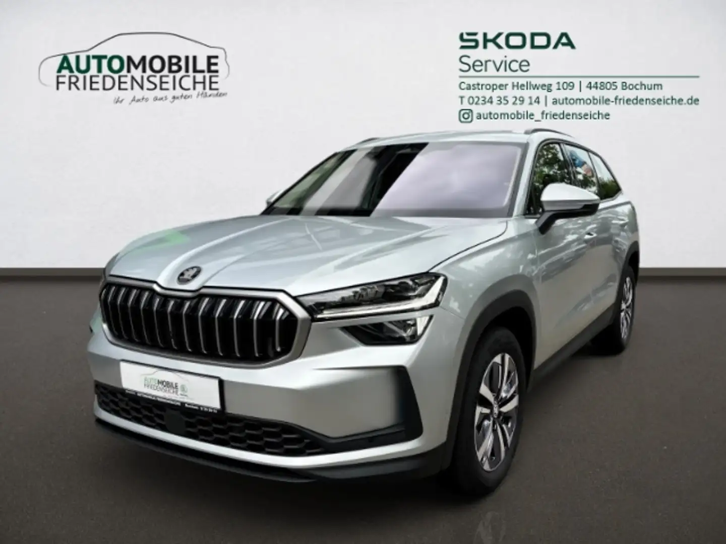 Skoda Kodiaq Selection 2.0 TDI DSG 7-Sitzer AHK Navi Silber - 1