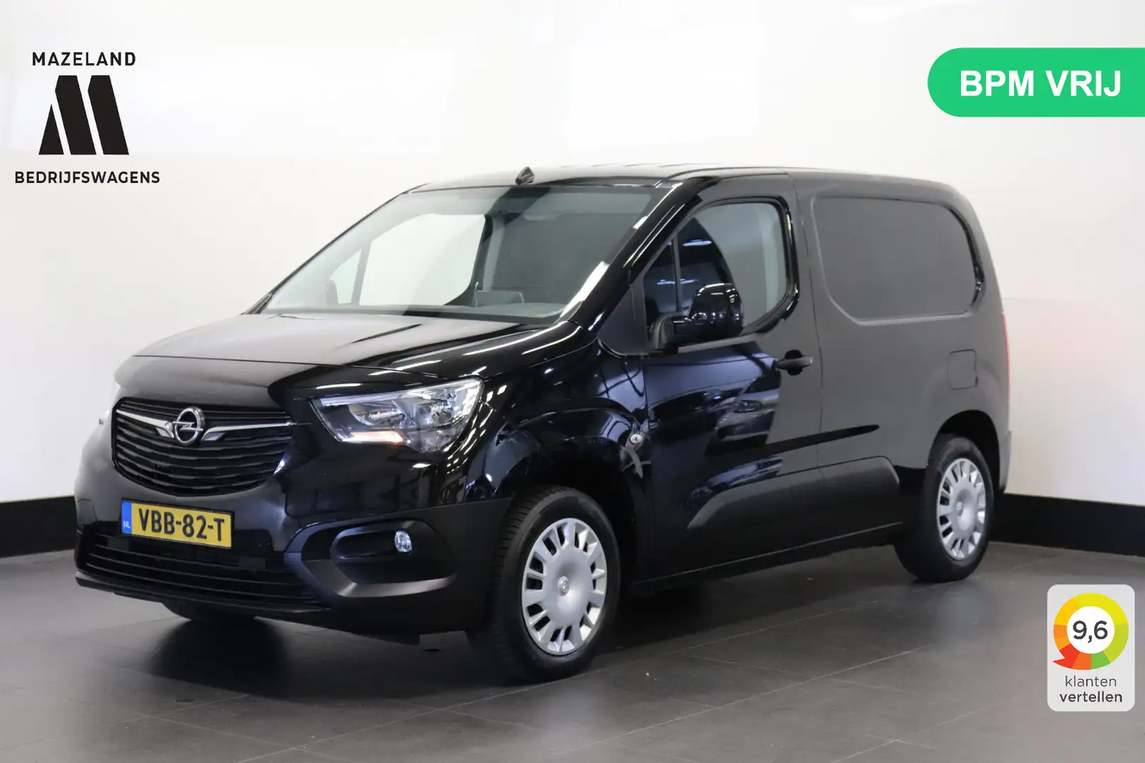 Opel Combo 1.6D EURO 6 - Airco - Navi - Cruise - € 7.400,- Ex Noir - 1