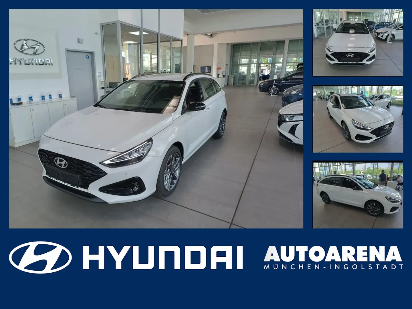 Hyundai i30 cw 1.0 T-GDI Advantage Klimaautomatik, Navi Weiß - 1
