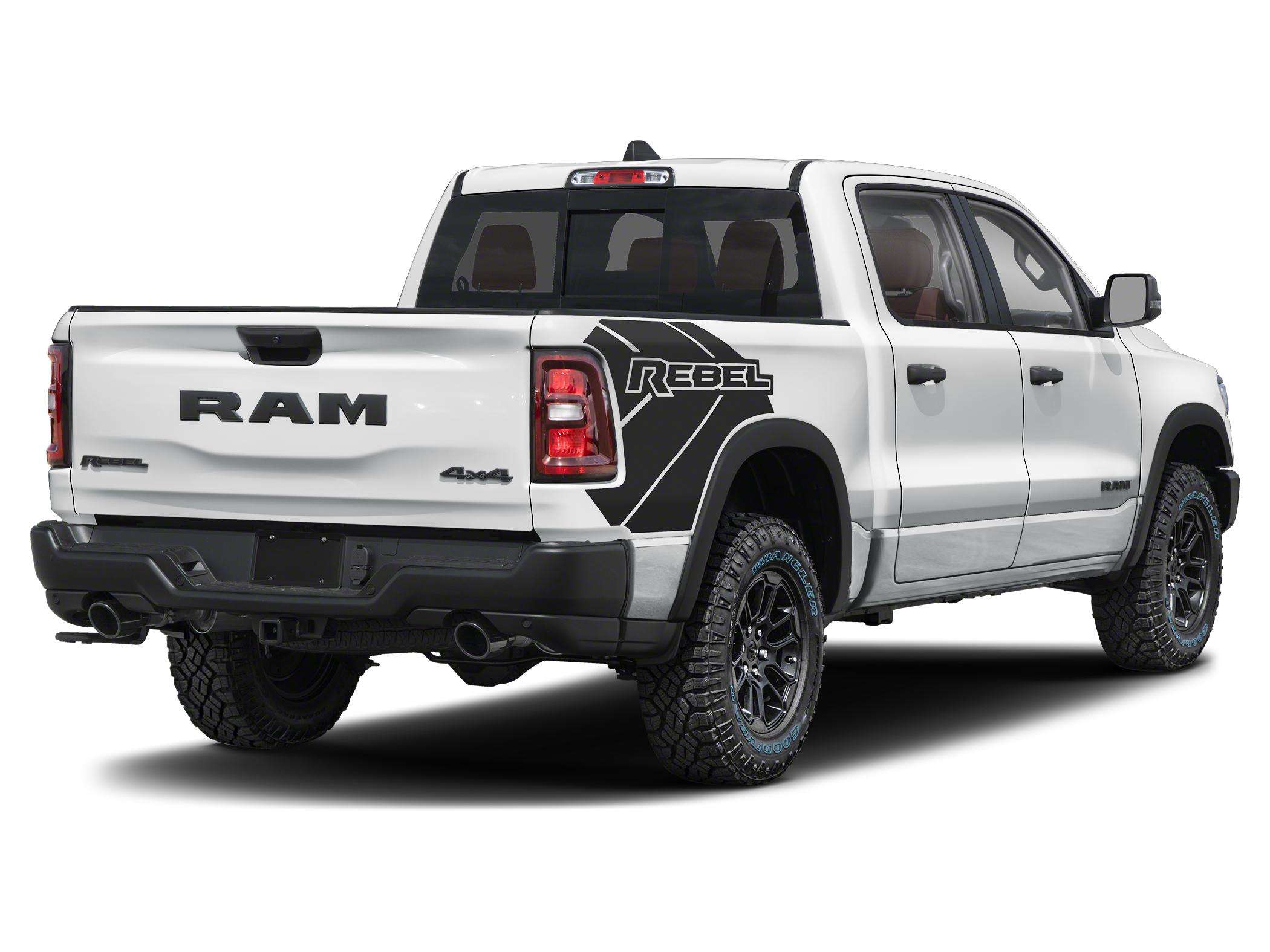 Bright White Clearcoat 2025 RAM 1500 Pickup Truck Four-Wheel Drive 8-Speed Automatic