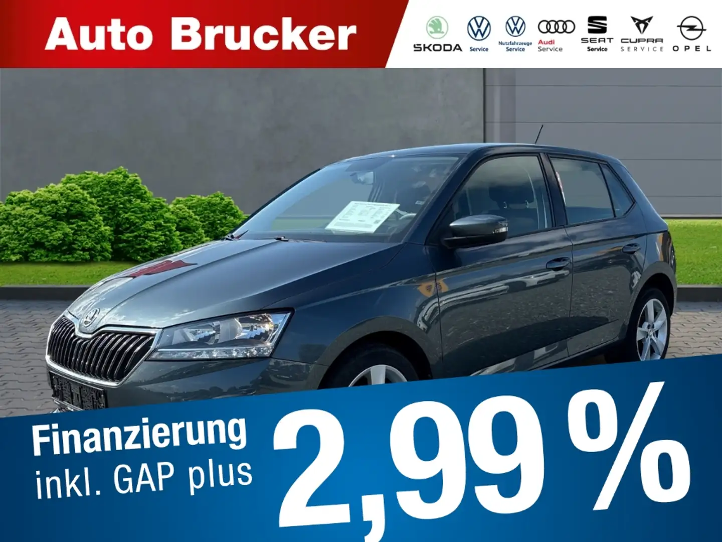 Skoda Fabia Cool Plus 1.0 MPI 44kW SHZ PDC Alu Klima Grau - 1