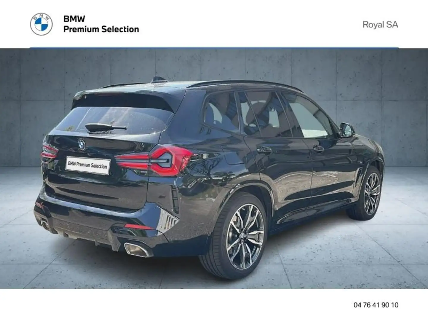 BMW X3 xDrive20d 190ch M Sport Noir - 2