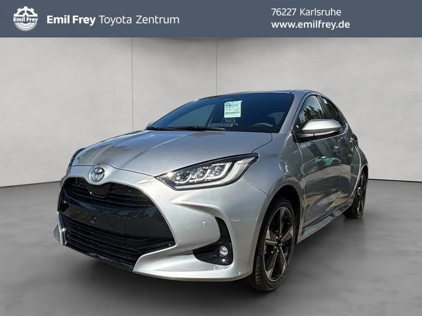 Toyota Yaris Hybrid 130 1.5 VVT-i Style 68 kW, 5-türig Zilver - 1