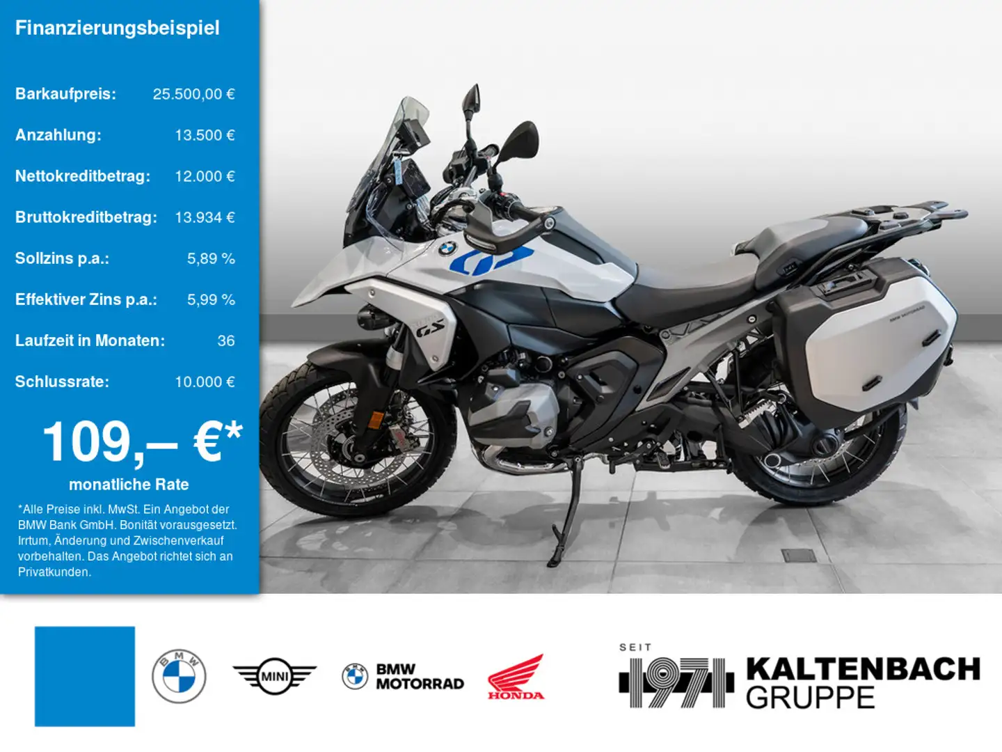 BMW R 1300 GS TOUREN-P. inkl. Vario Koffer & Navi Білий - 1