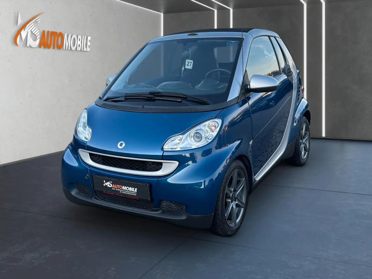 smart forTwo cabrio Micro Hybrid Drive 52kW *KLIMA* Argent - 1