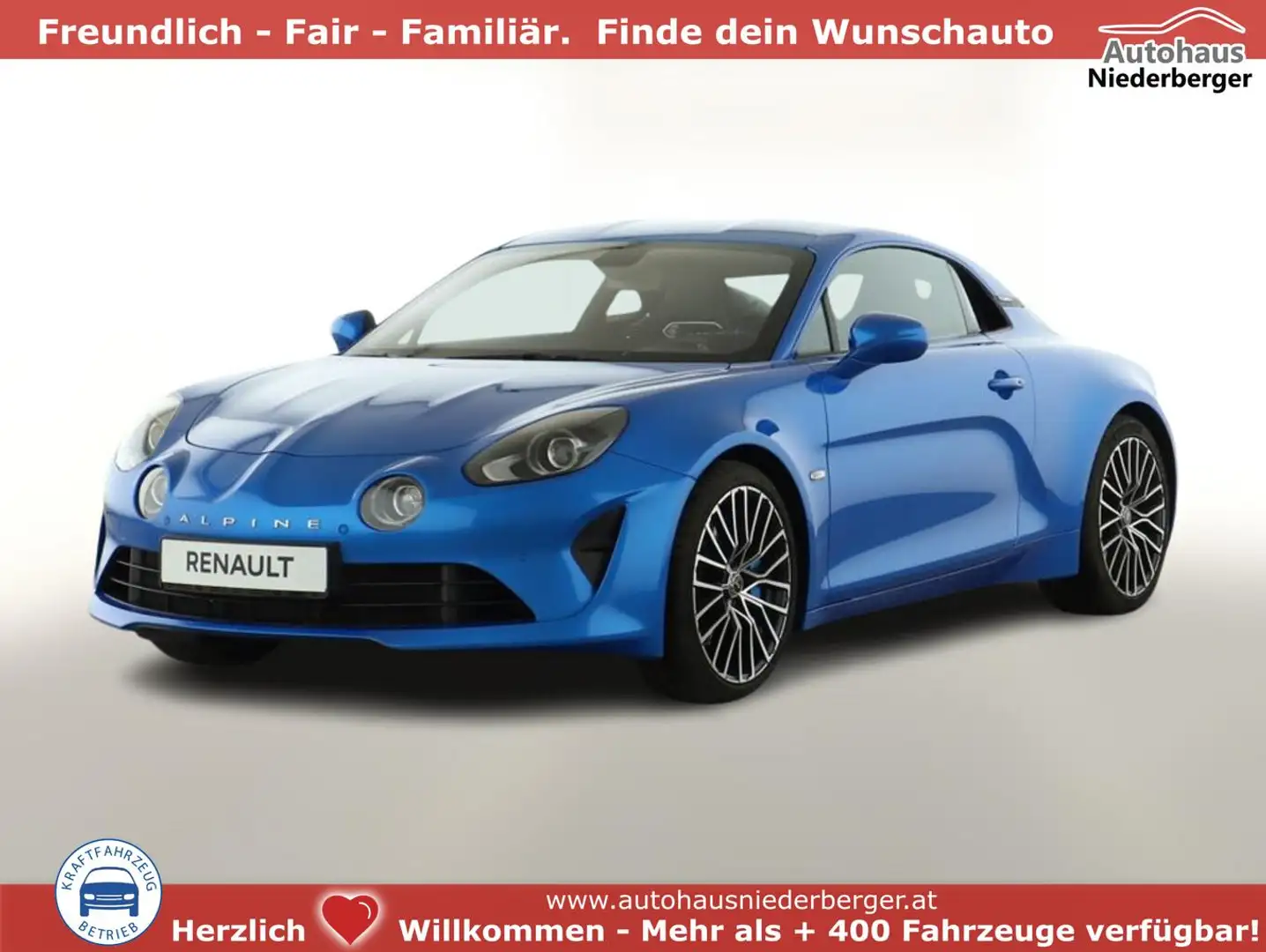 Alpine A110 GT Focal SportAbgas Kam Leder 18Z GrandPrix 221... Blau - 1