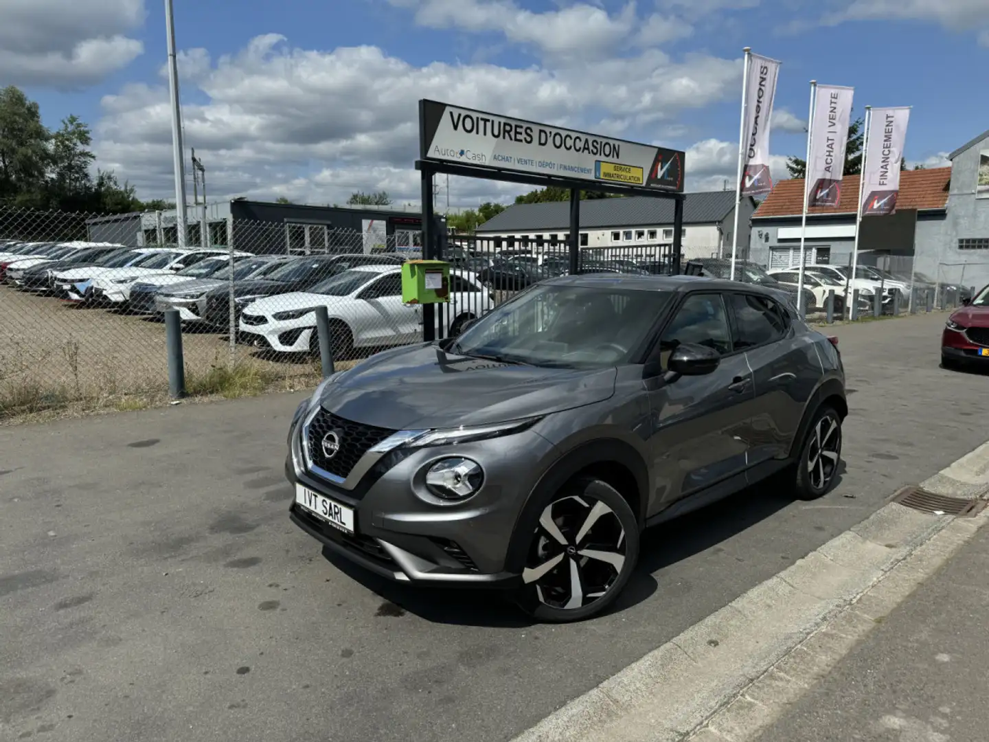 Nissan Juke 1.0 DIG-T 7DCT TEKNA AUTO Gris - 1