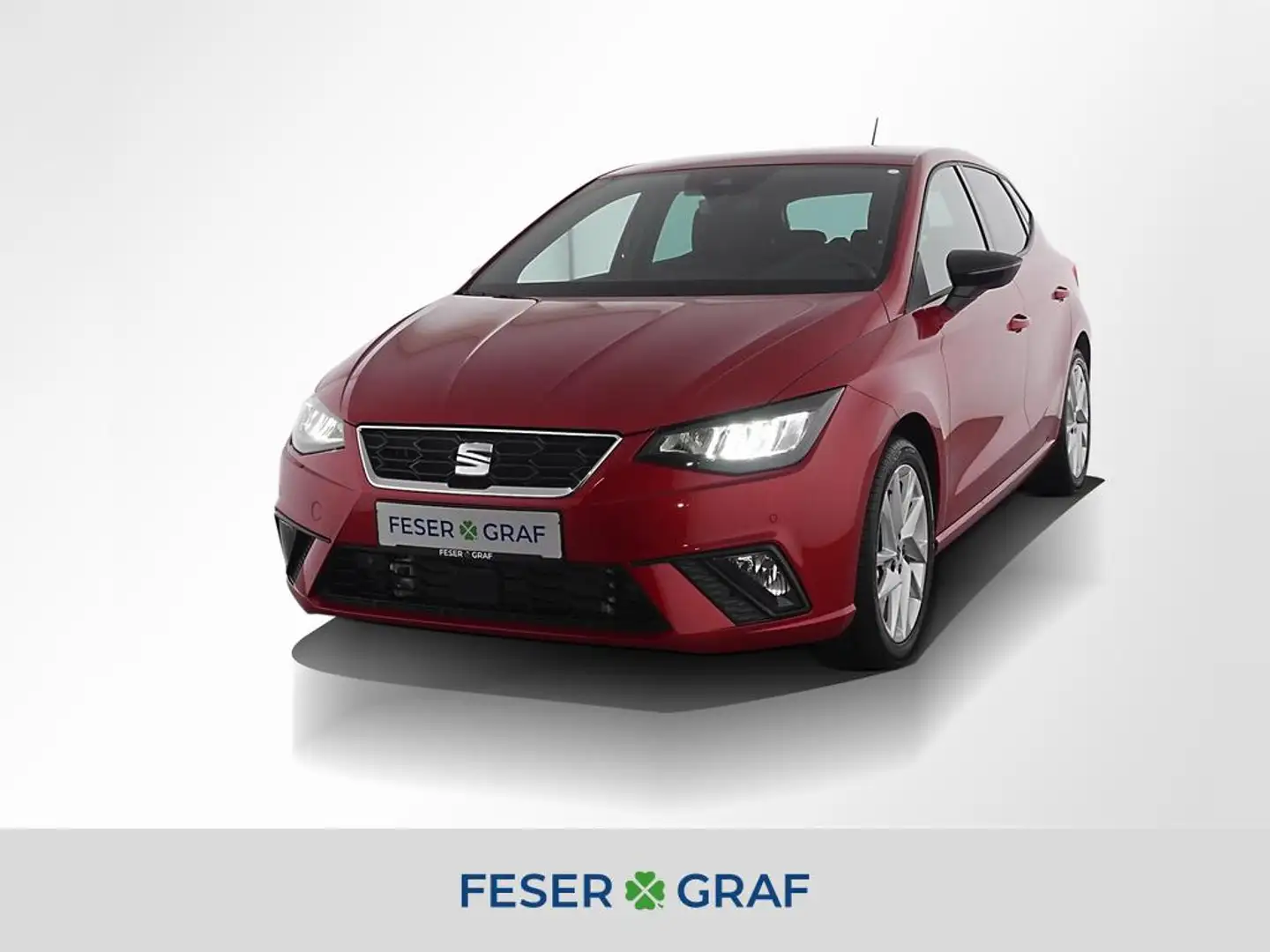 SEAT Ibiza 1.0 TSI FR/FullLink/SHZ/Rückfahrkamera/17" Rot - 1