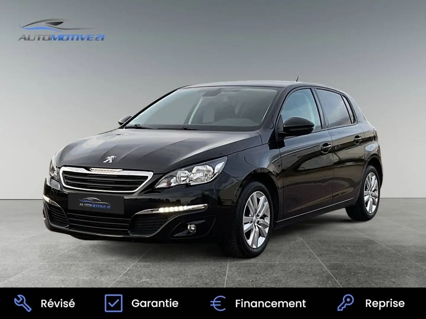 Peugeot 308 II 1.2 110ch Active S&S 5p Noir - 1
