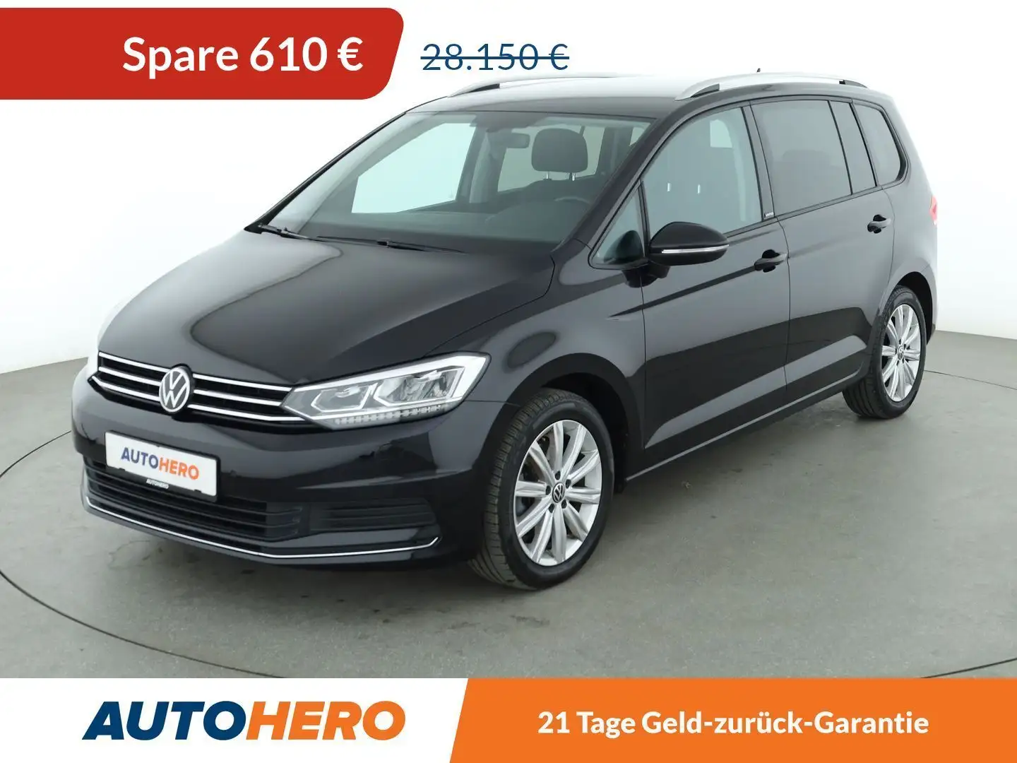 Volkswagen Touran 2.0 TDI United Aut.*CAM*NAVI*ACC* Schwarz - 1
