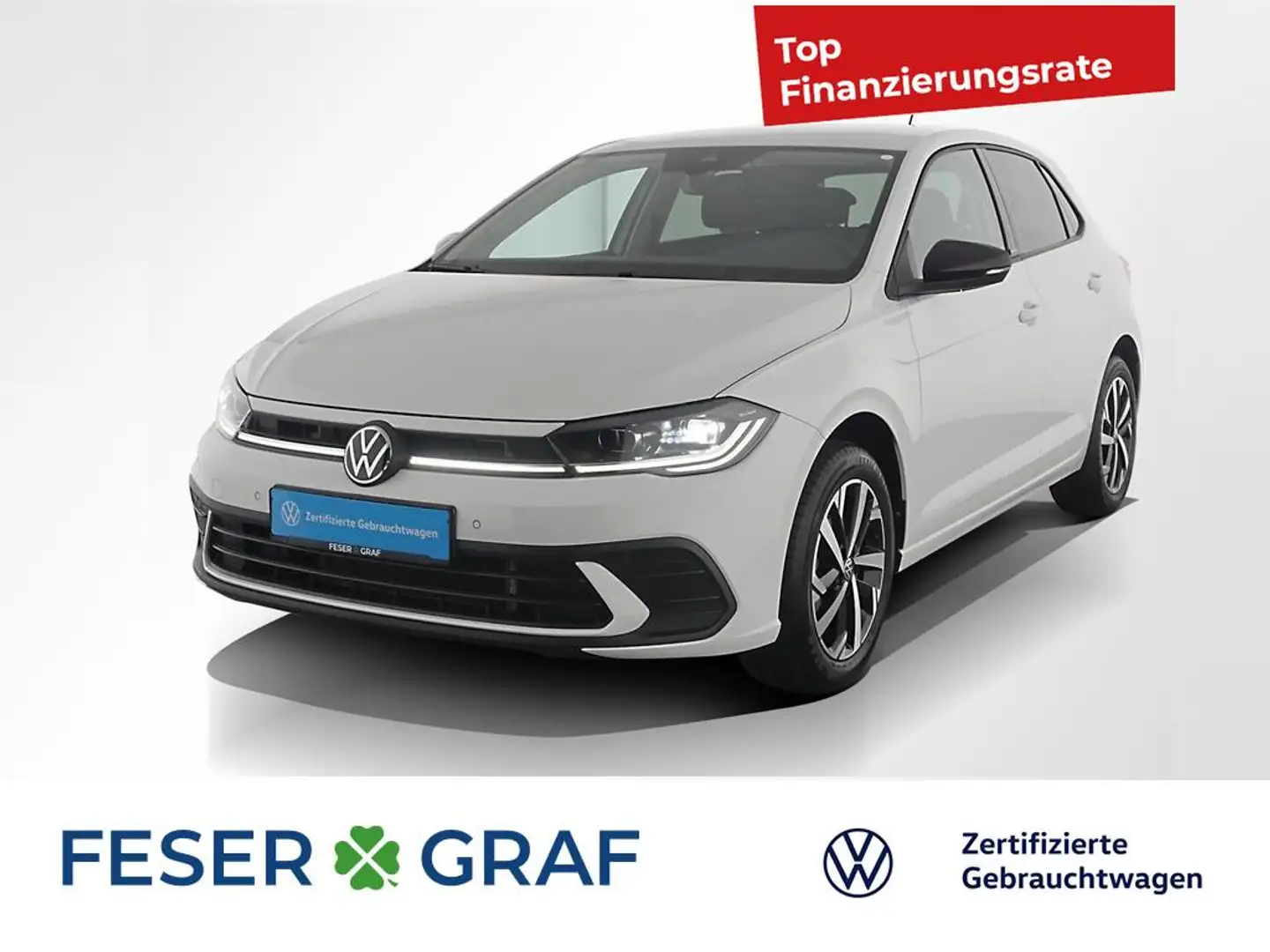 Volkswagen Polo 1.0 TSI MOVE DSG LED-Matrix/AHK/SHZ/16" Weiß - 1